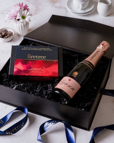 Pink Champagne & Truffles Celebration Gift Box