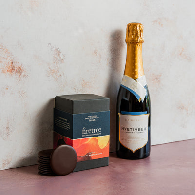 Chocolate Thins & Fizz Gift Box