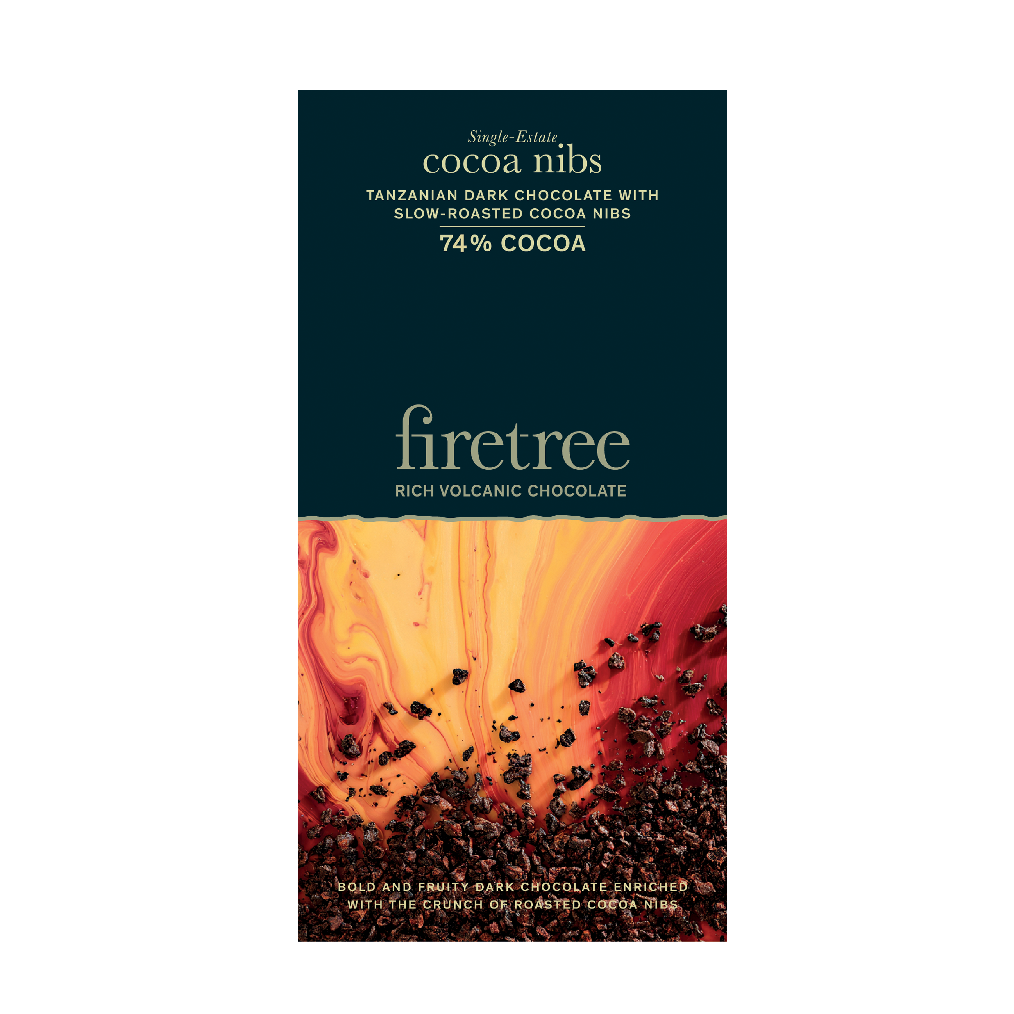Tanzania 74% Dark Bar Cocoa Nibs UK