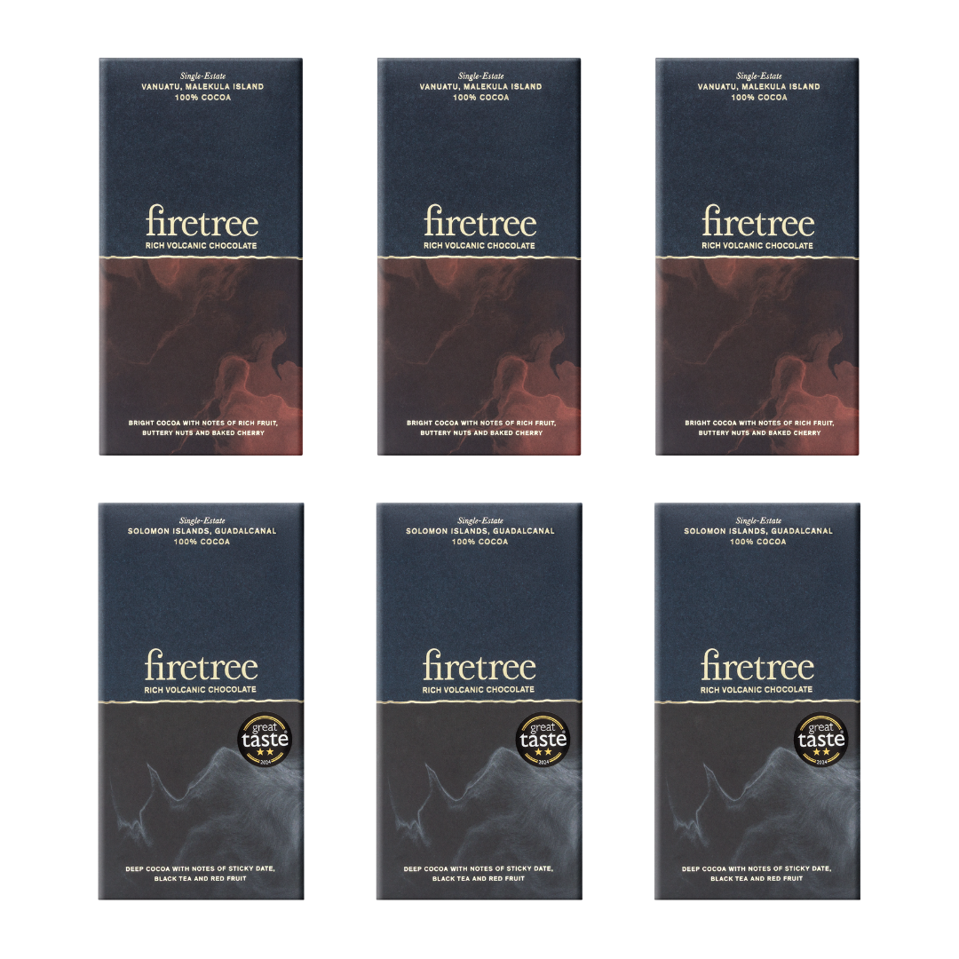 100% Cocoa Collection 6 single origin bars UK
