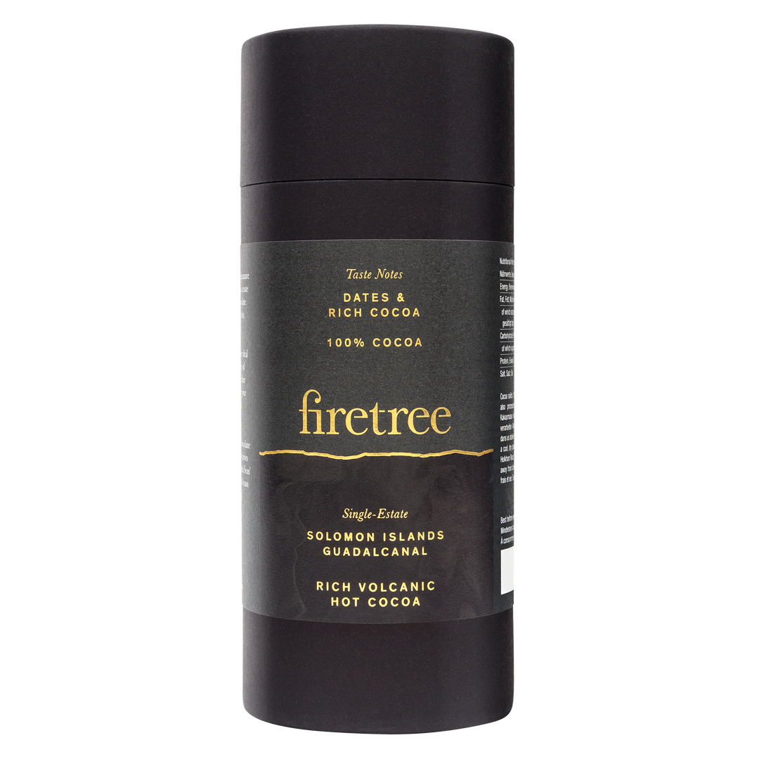 100% Cocoa Hot Chocolate, Solomon Islands | Firetree Chocolate
