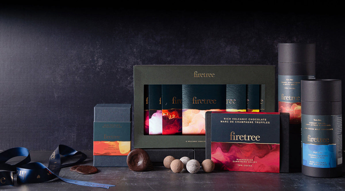 Fire Tree Label Firetree Limited - Volcanic bean-to-bar craft chocolate range to gift ...